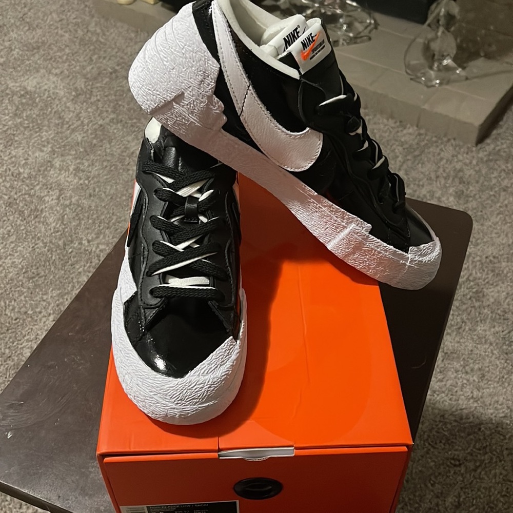 Never worn Nike Blazer Low/Sacai